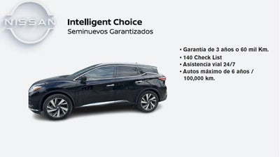 2019 Nissan Murano EXCLUSIVE, V6, 3.5L, 252 CP, 5 PUERTAS, AUT